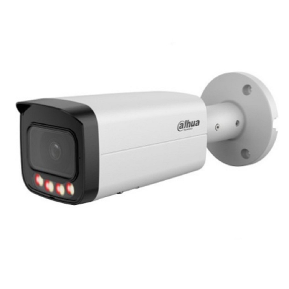 DAHUA DH-IPC-HFW5559TP-ASE-IL-0280B Уличная цилиндрическая IP-видеокамера с ИИ 5Мп; 1/2.7” CMOS; 2.8мм, видеоаналитика: SMD 4.0, ИК-подсвет до 80м, LED-подсвет до 60м, IP67; IK10, PoE, корпус: металл