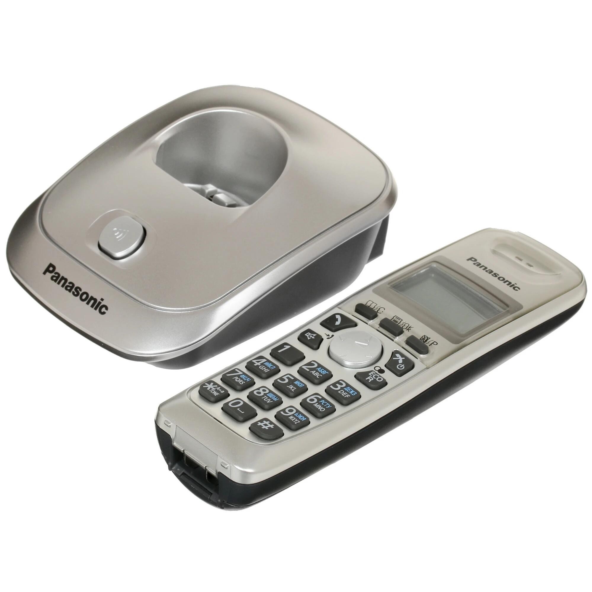 Повреждение упаковки Panasonic KX-TG2511RUN (платиновый) {АОН, Caller ID,спикерфон на трубке,переход в Эко режим одним нажатием} арт. KX-TG2511RUN_DP