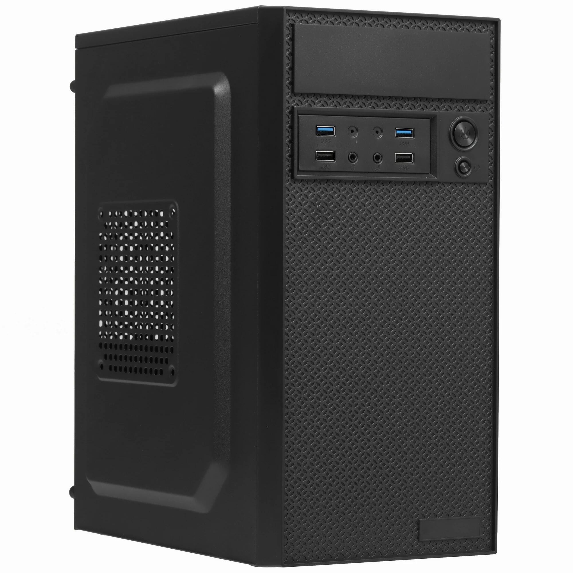 Повреждение упаковки Exegate EX291274RUS Корпус Minitower ExeGate BAA-109U2-AAA450 (mATX, AAA450 8см, 2*USB+2*USB3.0, аудио, черный) арт. EX291274RUS_DP