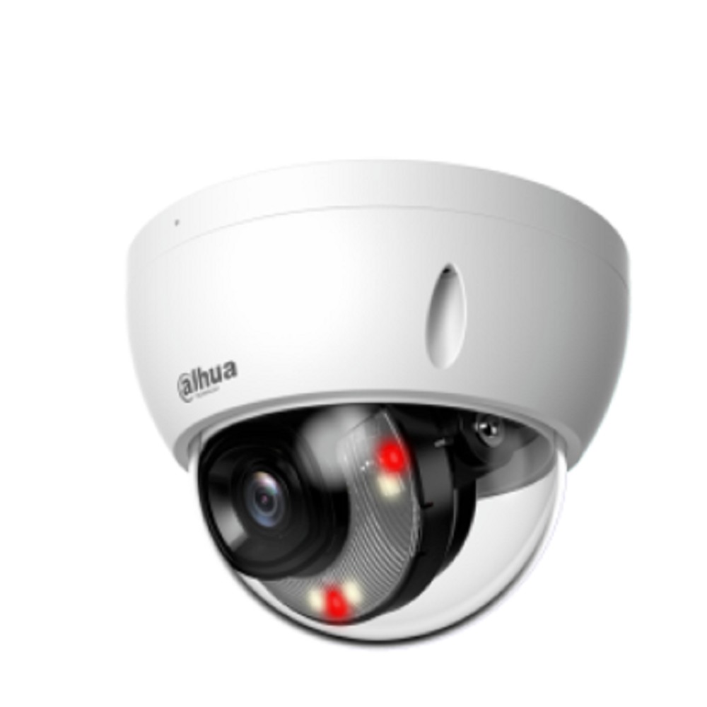 DAHUA DH-IPC-HDBW2249EP-S-IL-0280B-S2 Уличная купольная IP-видеокамера с ИИ 2Мп; объектив 2.8мм; защита: IP67, IK10; питание: 12В(DC), PoE; корпус: металл.