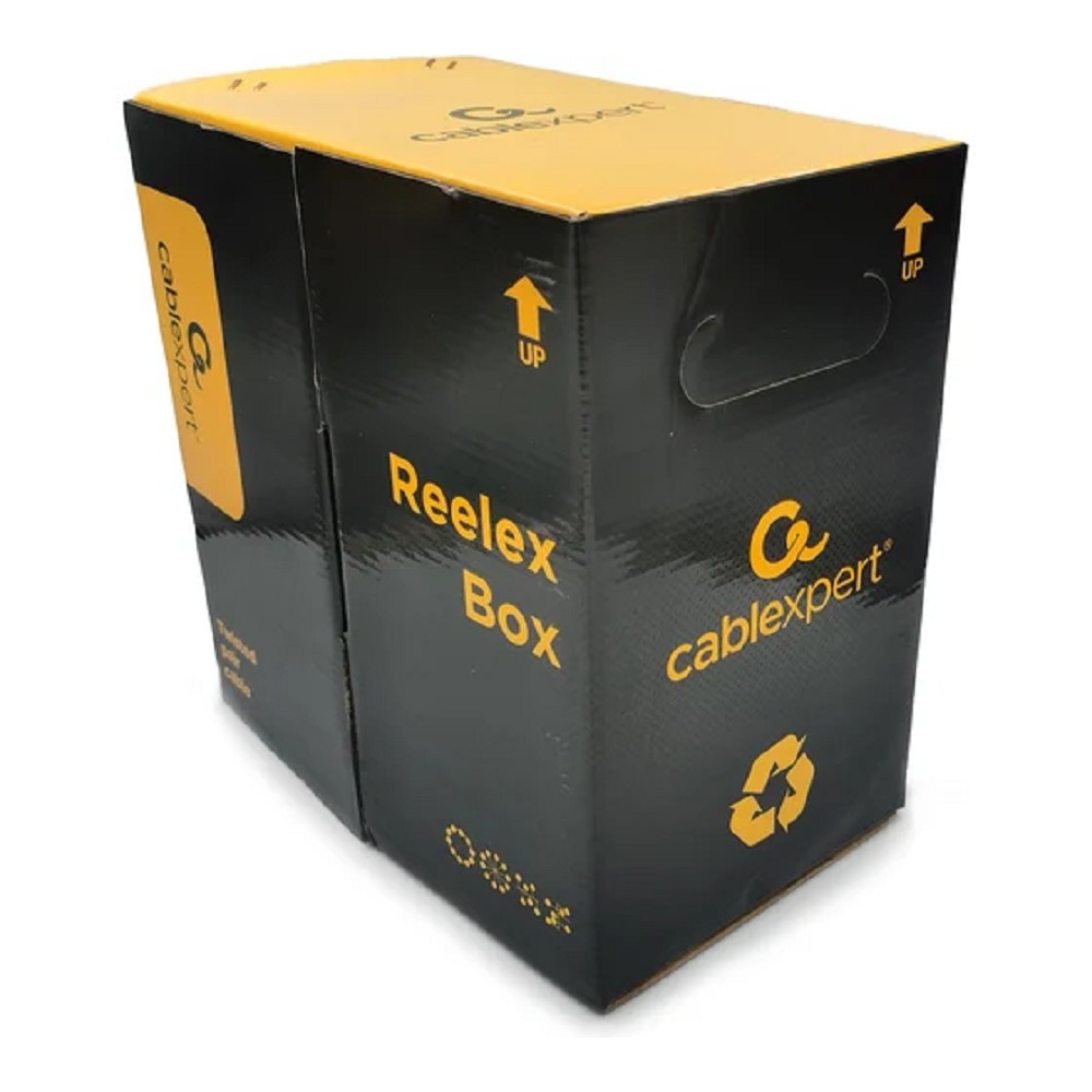 Cablexpert [FPC-5004E-SOL/100] Кабель FTP 5e, 4 пары, 0.48мм, CAA, 100м серый