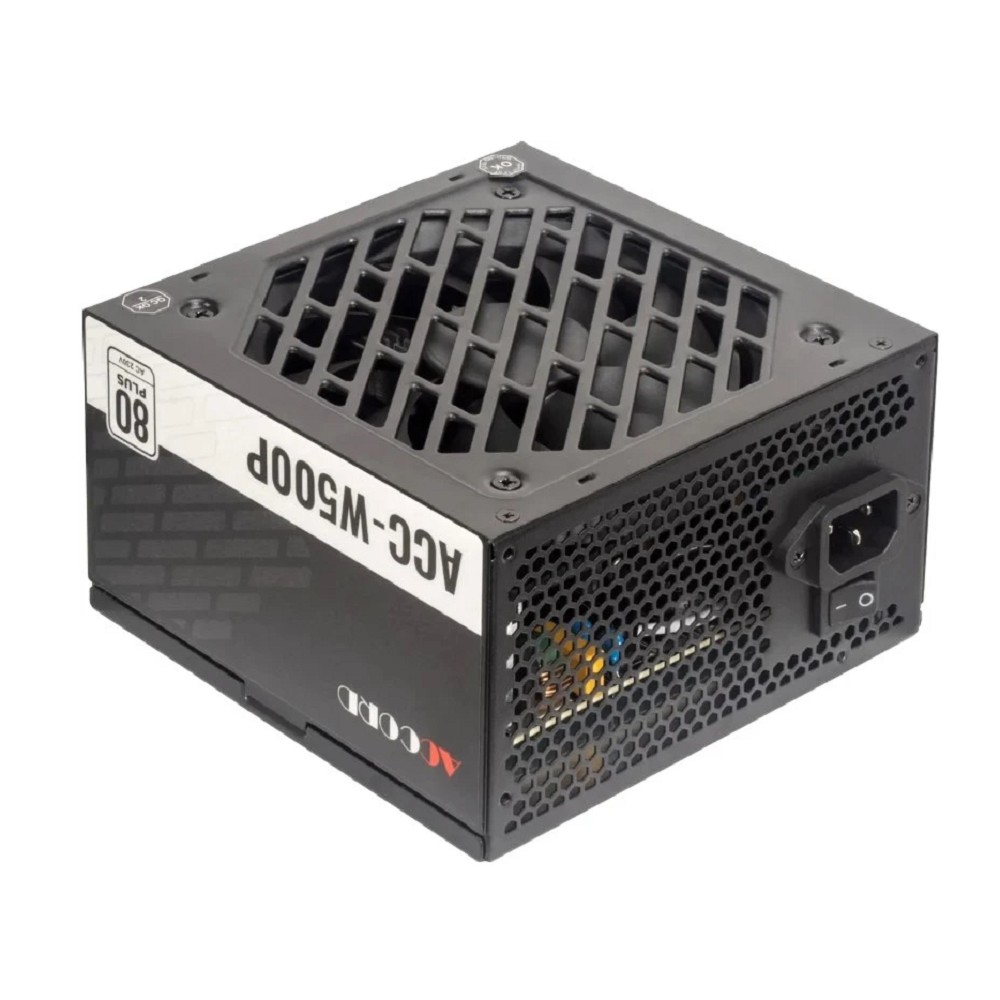 Accord ACC-W500P ATX 500W ACC-W500P 80+ white (20+4pin) 120mm fan 6xSATA RTL Accrod