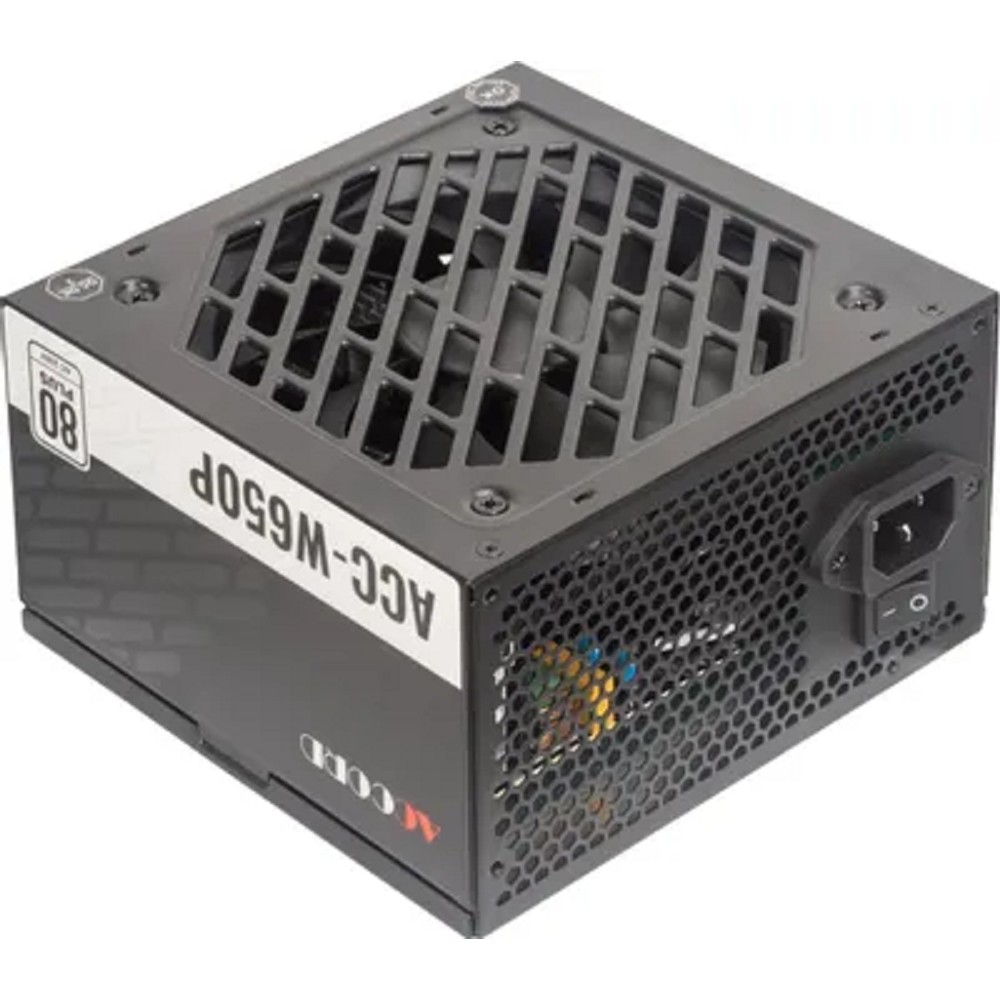 Accord ACC-W650P ATX 650W ACC-W650P 80+ white (20+4pin) 120mm fan 6xSATA RTL Accrod