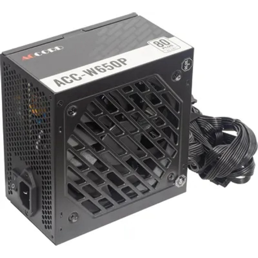 Accord ACC-W650P ATX 650W ACC-W650P 80+ white (20+4pin) 120mm fan 6xSATA RTL Accrod