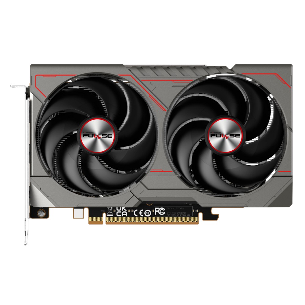 Видеокарта Sapphire RX9060XT 8GB PULSE GDDR6 128b, HDMIx2 DPx1 (11350-05-20G) RTL