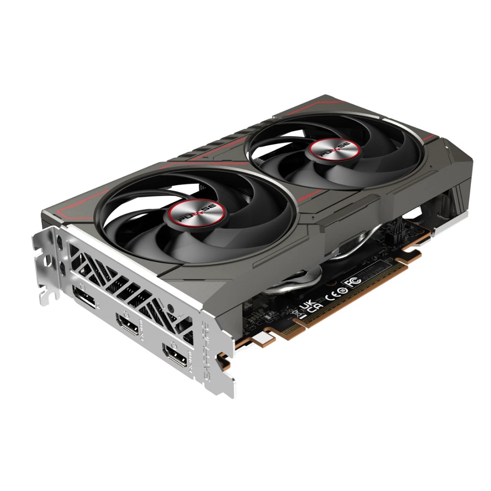 Видеокарта Sapphire RX9060XT 8GB PULSE GDDR6 128b, HDMIx2 DPx1 (11350-05-20G) RTL