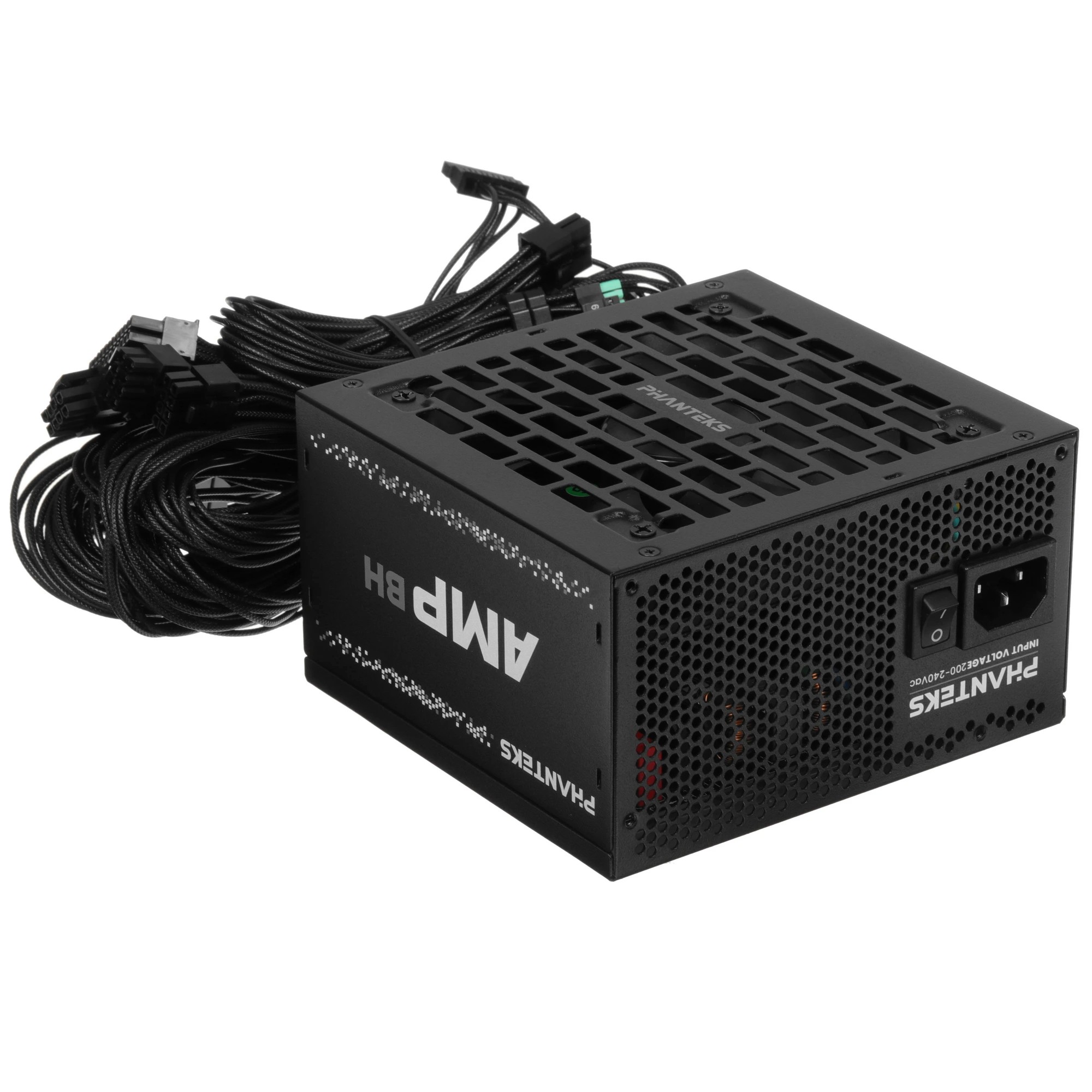 PHANTEKS Блок питания AMP BH 750W (80 Plus Bronze, ATX 3.1, PCIe 5.1, DC-DC, APFC, 120mm Fan, Japanese main capacitors, Black) / PH-P750BM_BK01