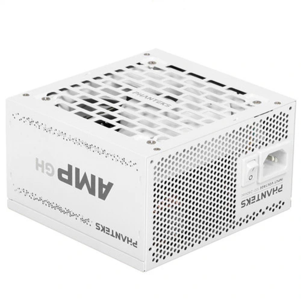 PHANTEKS Блок питания AMP GH 1000W (80 Plus Gold, ATX 3.1, PCIe 5.1, APFC, 120mm Fan, Fully Modular, White) / PH-P1000RT_WT01