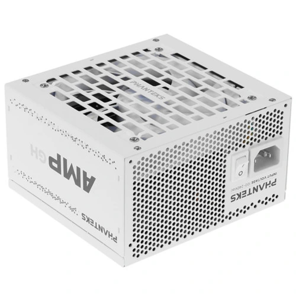 PHANTEKS Блок питания AMP GH 1000W (80 Plus Platinum, ATX 3.1, PCIe 5.1, APFC, 120mm Fan, Fully Modular, White) / PH-P1000GR_WT01