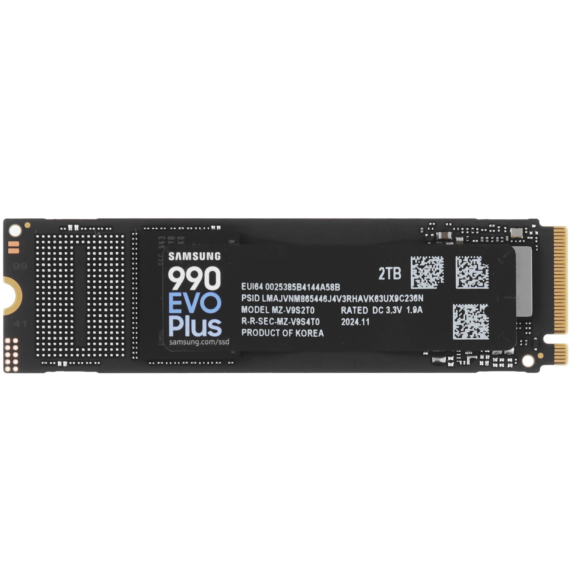 Samsung SSD 2Tb 990 EVO Plus M.2 MZ-V9S2T0B/AM NVMe 2.0, PCIe 4.0 x4, V-NAND TLC