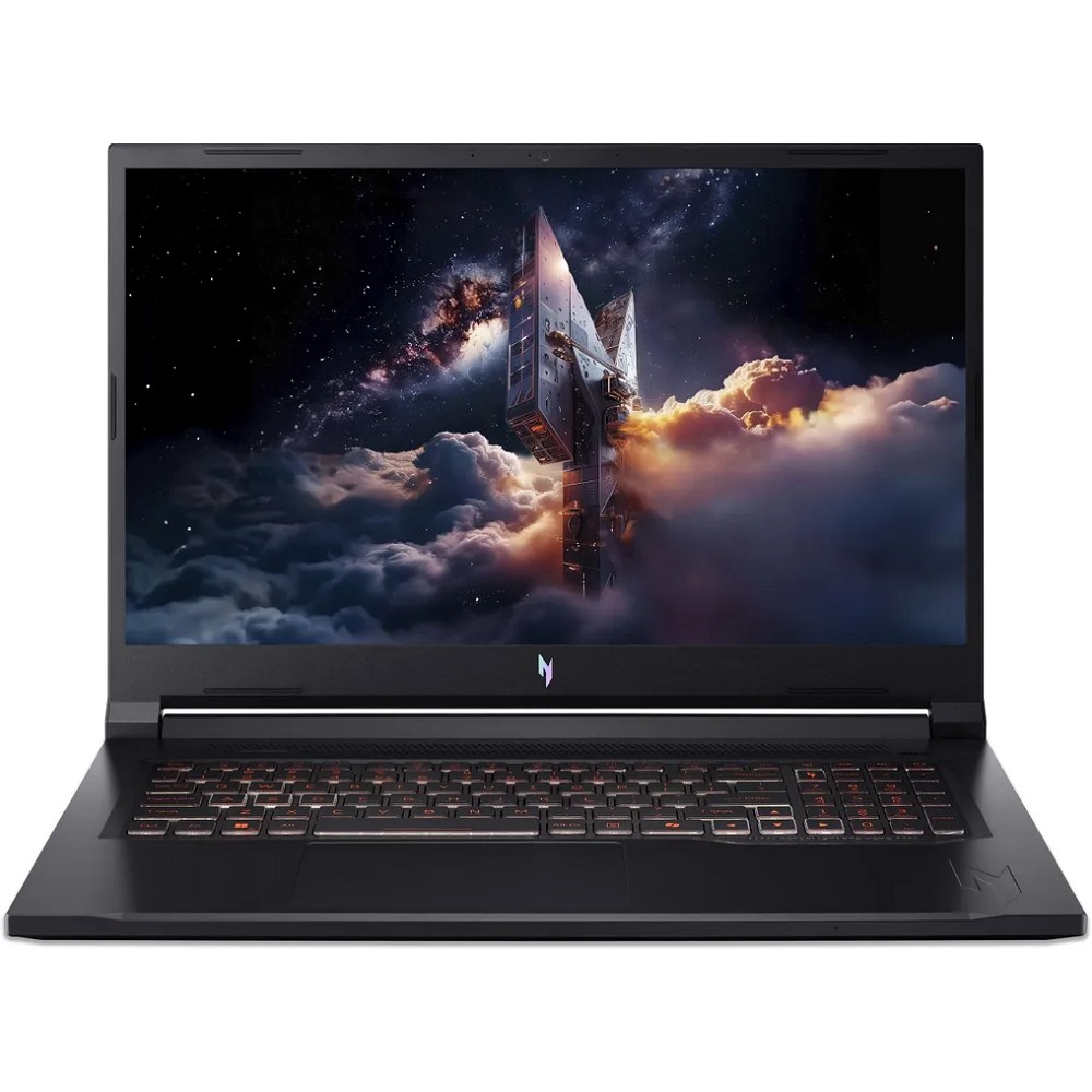 Ноутбук Acer Nitro V 17 AI ANV17-41-R1E4 Ryzen 7 260 16Gb SSD512Gb NVIDIA GeForce RTX 5060 8Gb 17.3" IPS FHD (1920x1080) без ОС black WiFi BT Cam (NH.QYVCD.00B)