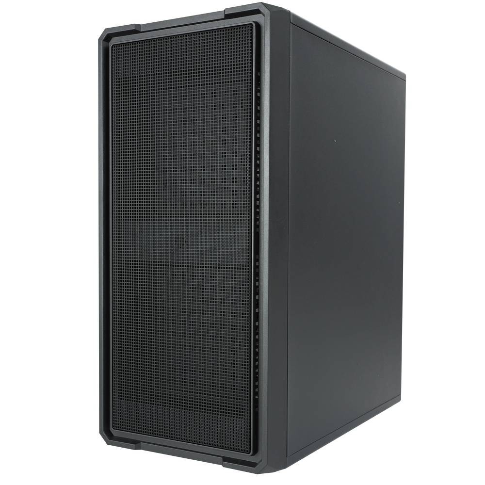 Повреждение упаковки Корпус Ginzzu B171 2*USB 2.0,AU боковая панель стекло передняя сетка арт. B171_DP