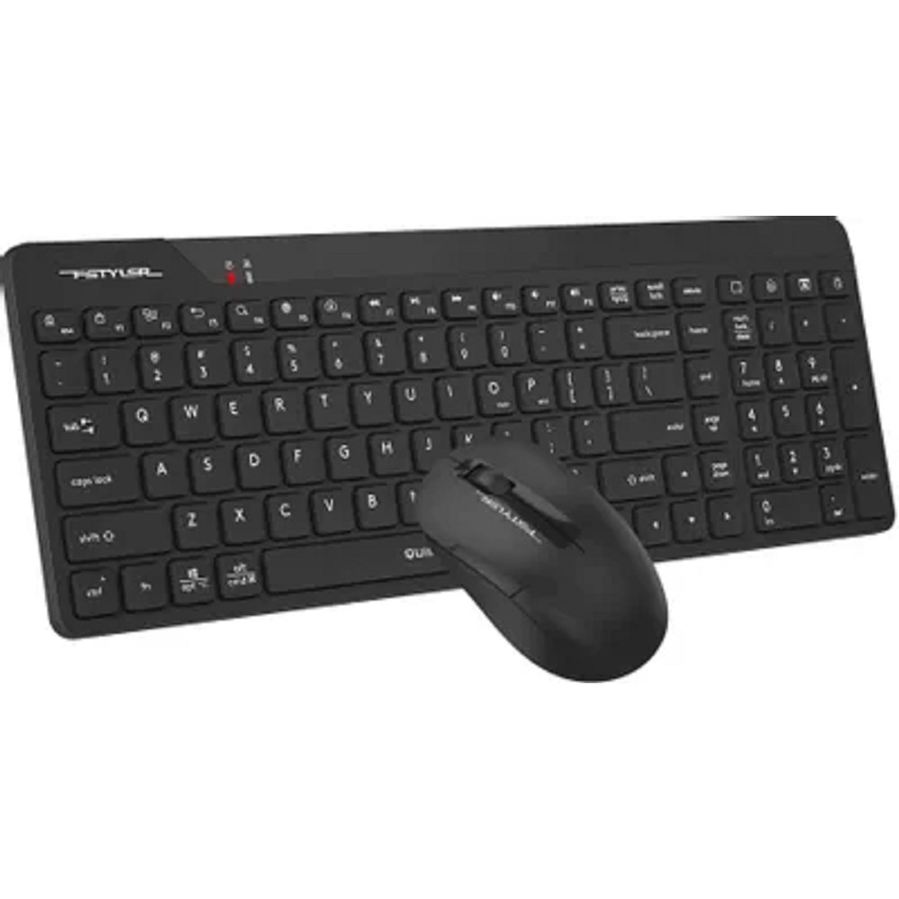 Повреждение упаковки Комплект клавиатура+мышь беспров. A4TECH Fstyler FG2300 Air2 black (USB, slim) (FG2300 AIR2 BLACK) арт. FG2300 AIR2 BLACK_DP