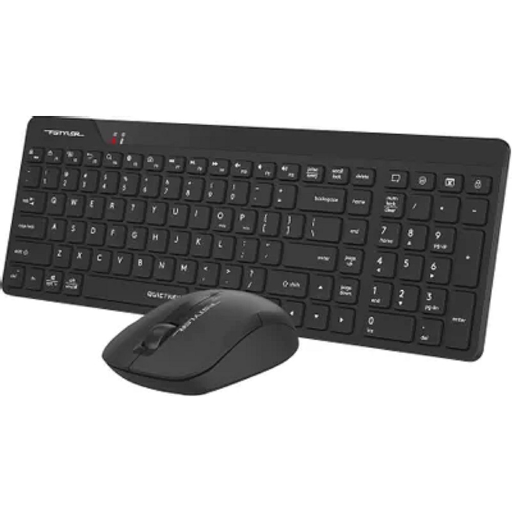 Повреждение упаковки Комплект клавиатура+мышь беспров. A4TECH Fstyler FG2300 Air2 black (USB, slim) (FG2300 AIR2 BLACK) арт. FG2300 AIR2 BLACK_DP