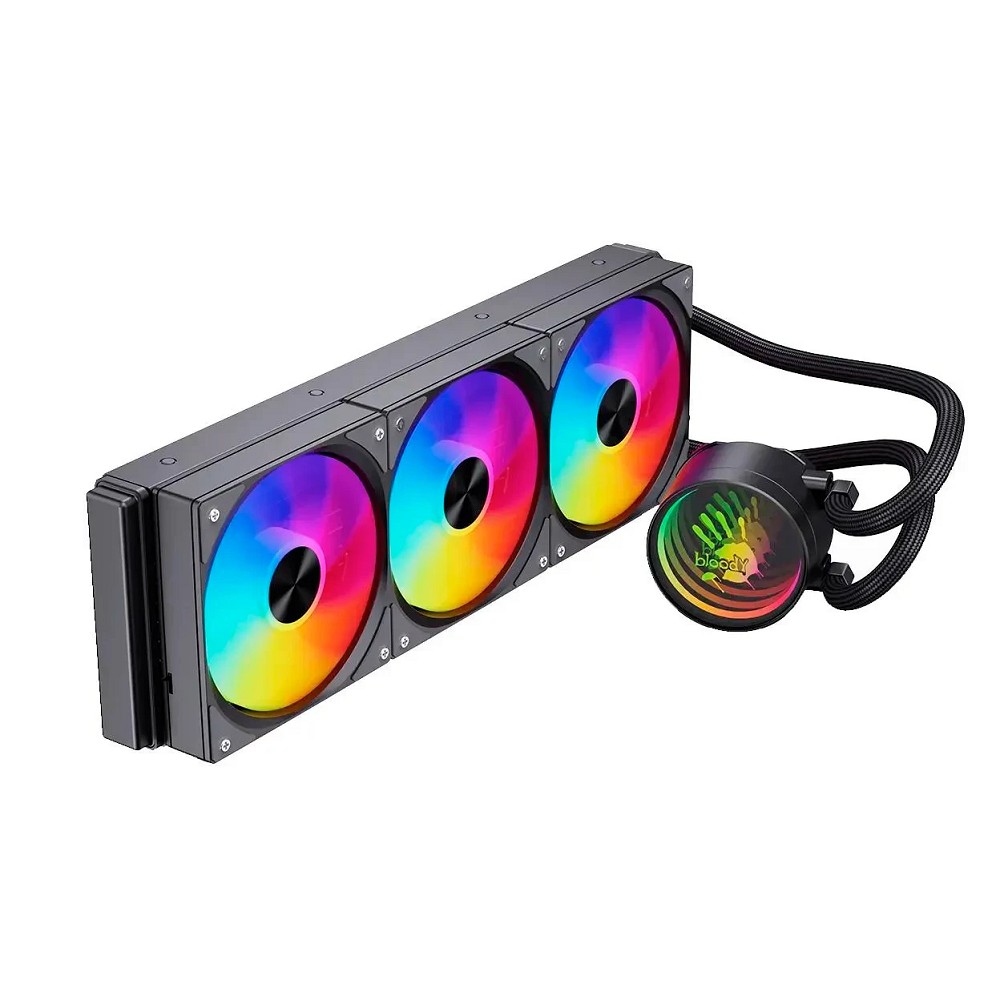 Bloody LC-11 ARGB Soc-AM5/AM4/1200/1700/1851 черный 4-pin 20-35dB Al+Cu A4Tech арт. LC-11-ARGB360-BK