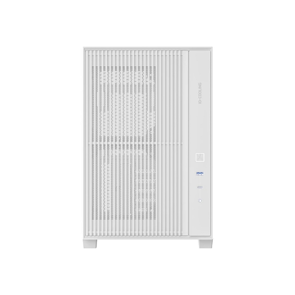 Case ID-Cooling FLOW 500 White mATX/ win TG/ no fan/ Gen2 Type C/ CPU 180mm/ GPU 403mm/ no PSU