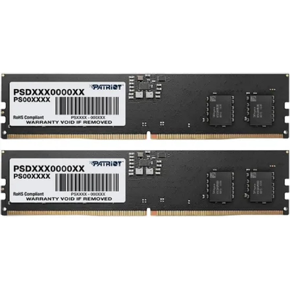 Оперативная память PATRIOT DDR5 DIMM 16GB Kit (2x8Gb) 5600 MT/s CL40 PSD516G5600K