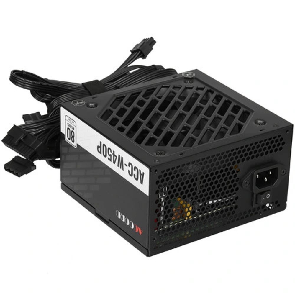 Accord ACC-W450P ATX 450W ACC-W450P 80+ white (20+4pin) 120mm fan 6xSATA RTL Accrod