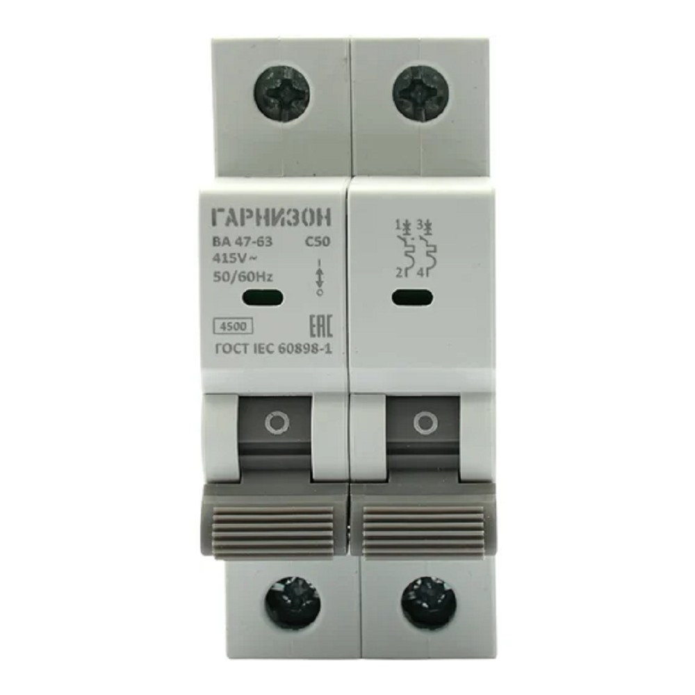 Гарнизон CB-4763-2-50-4.5-C Автоматичесикй выключатель