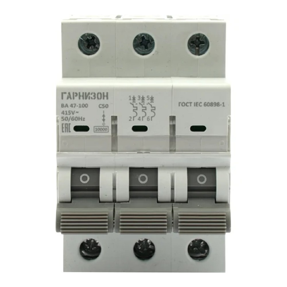 Гарнизон CB-47100-3-50-10-C Автоматичесикй выключатель