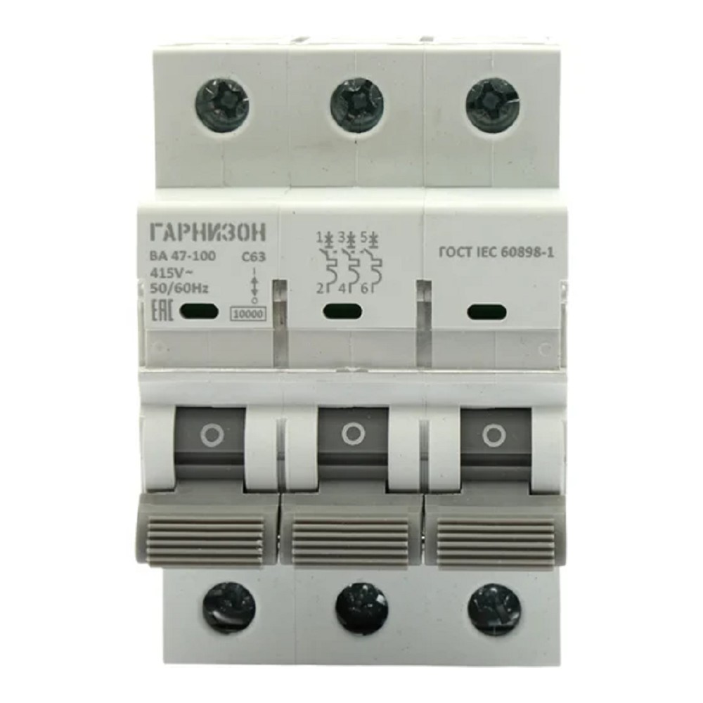 Гарнизон CB-47100-3-63-10-C Автоматичесикй выключатель