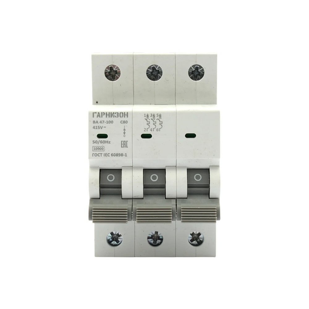 Гарнизон CB-47100-3-80-10-C Автоматичесикй выключатель