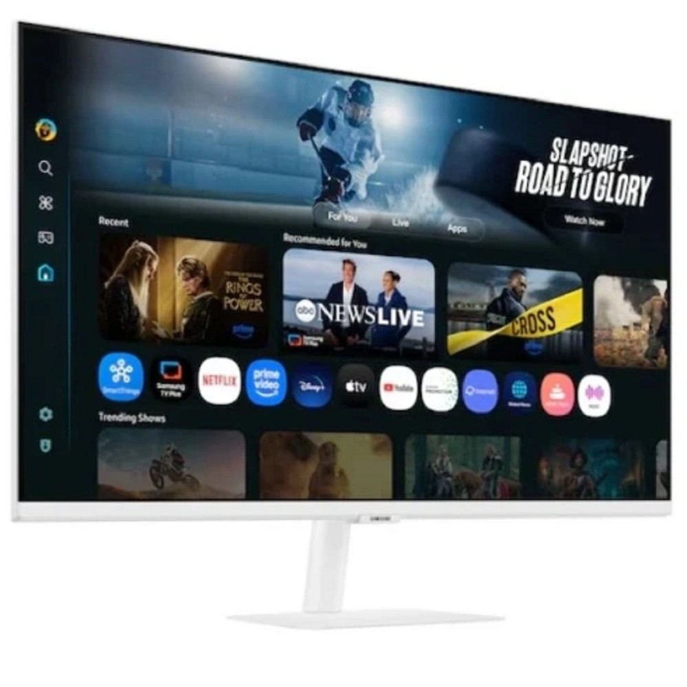 Samsung 32" Smart monitor M7 S32FM703UI (VA 16:9 3840x2160x60Hz 4ms 300cd 3000:1 178/178 1млрд HDMI USB-C(65W) 2*USB 2.0 Spk10W Tizen HDR10+ sRGB 99% Tilt WiFi5 BT5.2 VESA White ПультДУ) арт. LS32FM703UIXCI