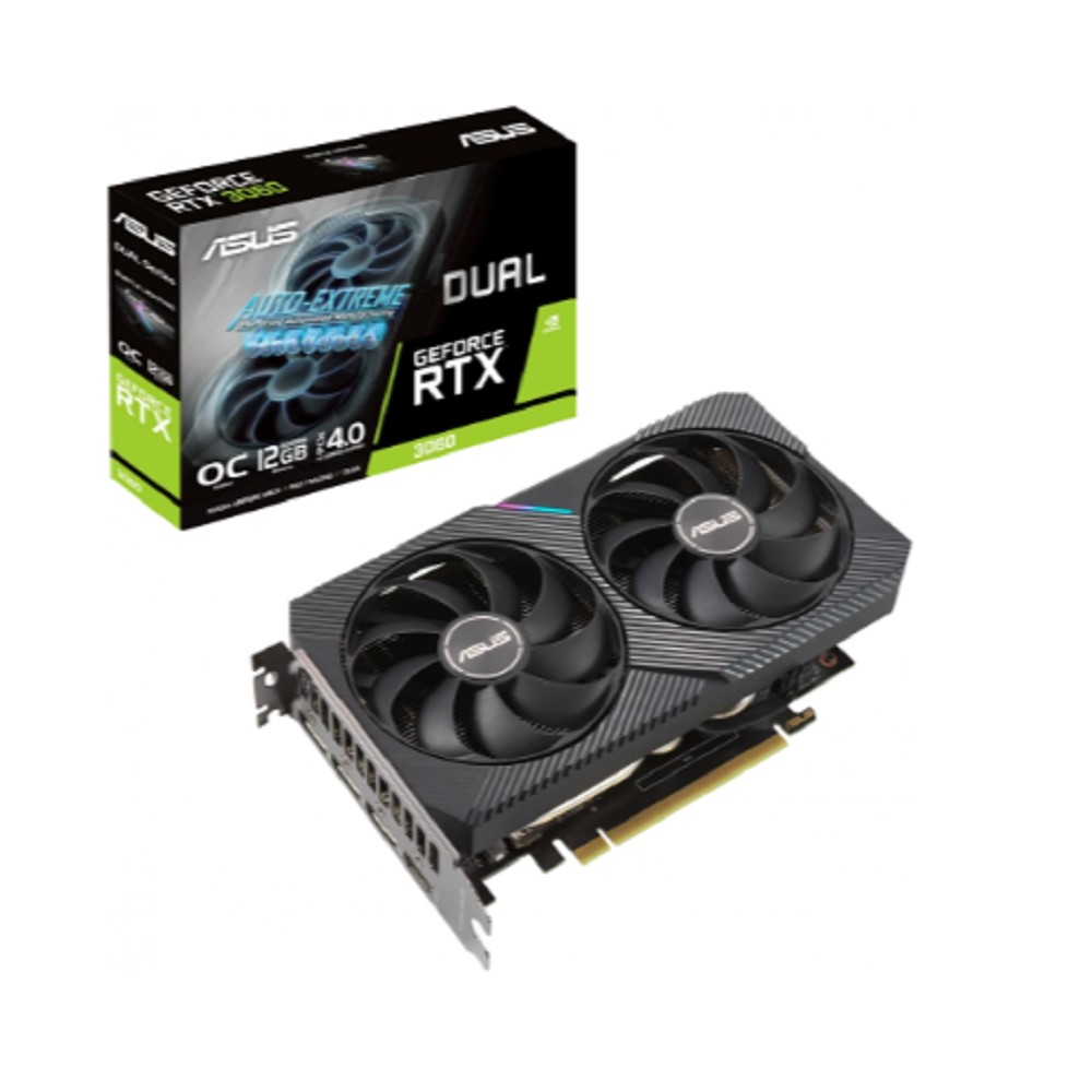 Видеокарта ASUS GeForce RTX3060 Dual OC Edition 12GB GDDR6 192bit 3*DP/HDMI (DUAL-RTX3060-O12G-V2) арт. DUAL-RTX3060-O12G-V2_DP