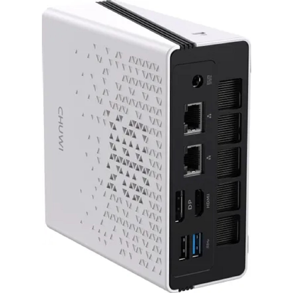ПК Мини Chuwi UBox Ryzen 5 6600H (3.3) 16Gb SSD512Gb 660M Windows 11 Pro 2x2.5GbitEth WiFi BT 90W белый/черный арт. 2045394