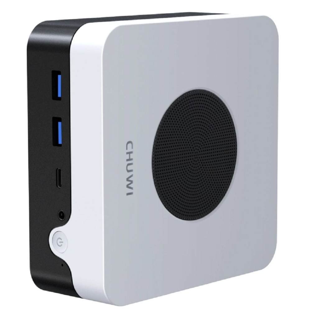 Неттоп Chuwi LarkBox X i3 1220P (1.5) 8Gb SSD256Gb UHDG Windows 11 Pro 2xGbitEth WiFi BT 65W черный/белый арт. 2146778