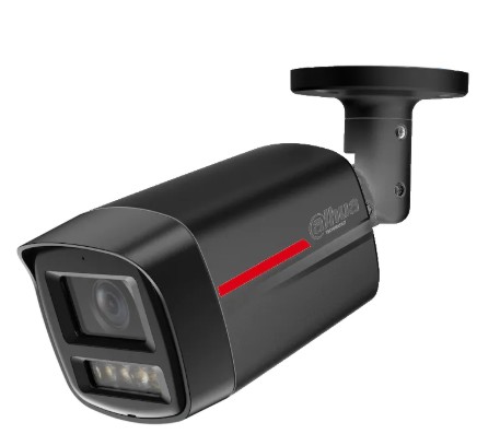 DAHUA DH-IPC-HFW2449TLP-S-LED-0280B-PRO-B Уличная цилиндрическая IP-видеокамера WizColor 4Мп, 1/1.8” CMOS, объектив 2.8мм, видеоаналитика, микрофон, LED 50м, IP67, металл
