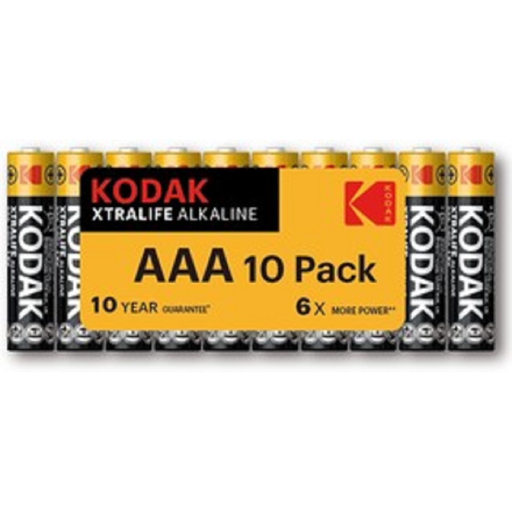 Kodak LR6-10S XTRALIFE Alkaline (100/600/18000) (10шт в уп-ке) арт. B0073616