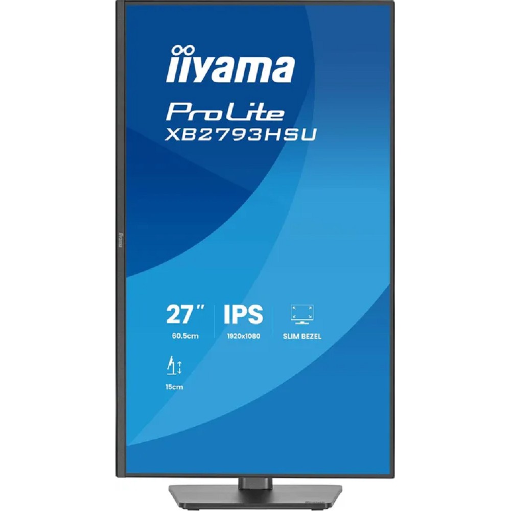LCD IIYAMA 27" XB2793HSU-B1 {IPS 1920x1080 120Hz 1ms 350cd HDMI DisplayPort USB M/M HAS Pivot In}