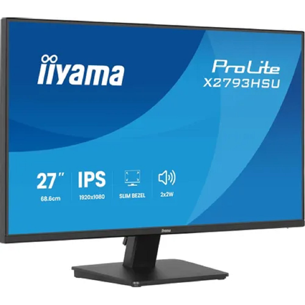 LCD IIYAMA 27" X2793HSU-B1 {IPS 1920x1080 120Hz 1ms 350cd HDMI DisplayPort USB M/M In}