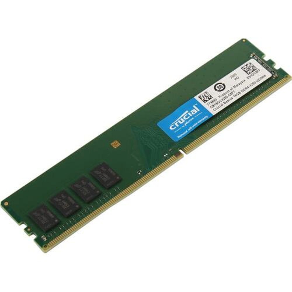 Повреждение упаковки Crucial DDR4 DIMM 16GB CB16GU3200 PC4-25600, 3200MHz арт. CB16GU3200_DP