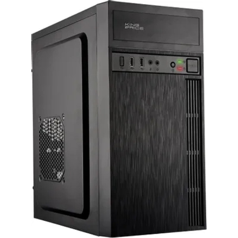 Повреждение упаковки Корпус KingPrice KPCC-MN210 черный без БП mATX 1x80mm 2x120mm 2xUSB2.0 audio No Name арт. KPCC-MN210_DP