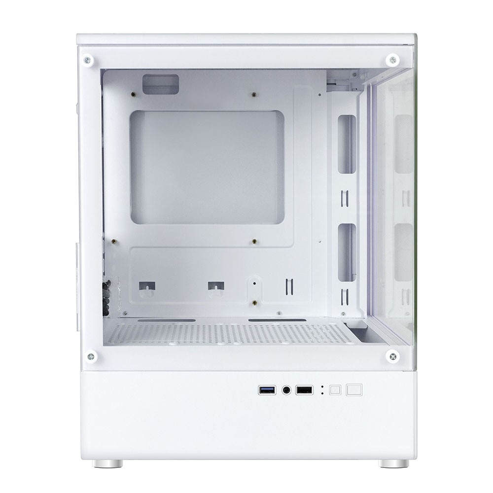 Повреждение упаковки Корпус Ginzzu RX450D mATX жк. дисплей (Белый) арт. RX450D_DP