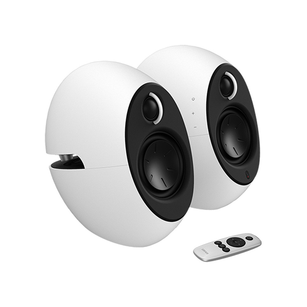 Повреждение упаковки EDIFIER e25HD white {37 Вт + 37 Вт; 50 Гц – 40 кГц; 85 dB; Bluetooth v5.3; Размеры: (Ш * В * Г): 113 * 222,5 * 213 мм; 3,96 кг} арт. e25HD white_DP
