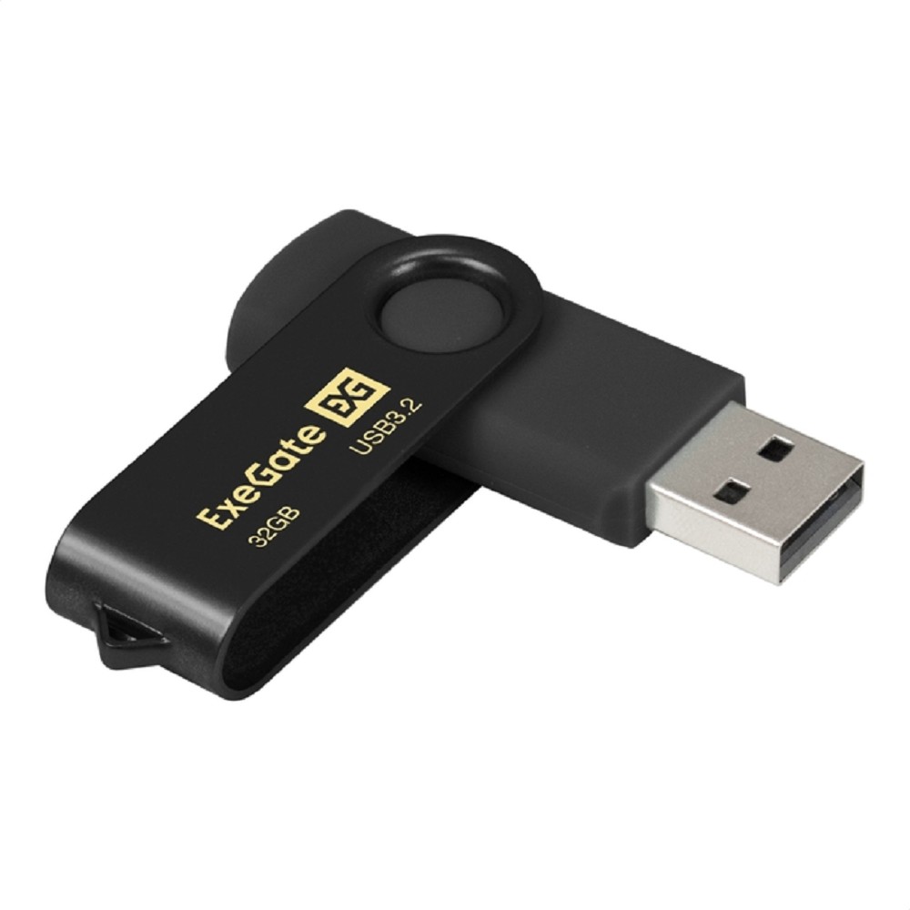 Exegate EX302049RUS USB-флеш накопитель ExeGate Jet Ultra 32GB черный (USB3.0/=USB3.1 Gen1/=USB3.2 Gen1 5Gbps, пластик/металл)