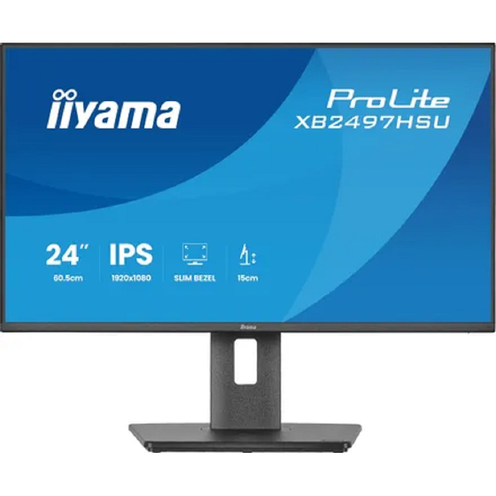 Монитор Iiyama 23.8" ProLite XB2497HSU-B1 черный IPS LED 1ms 16:9 HDMI M/M матовая HAS Piv 1300:1 250cd 178гр/178гр 1920x1080 100Hz DP FHD USB 6кг
