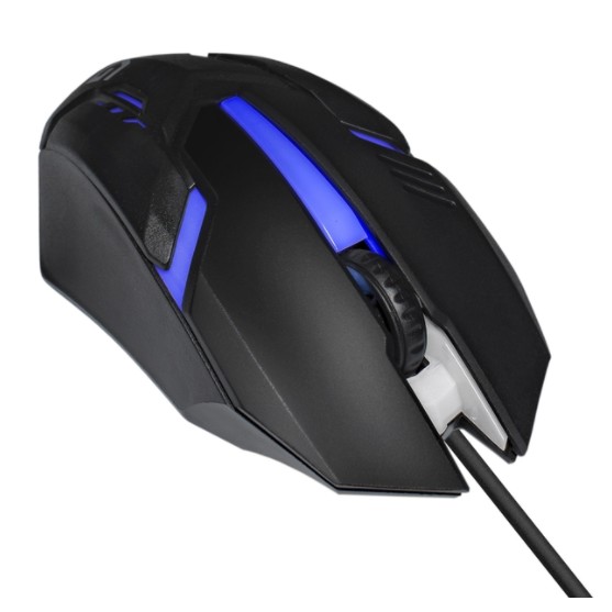 Повреждение упаковки Exegate EX289491RUS Мышь ExeGate Gaming Standard Laser GML-17 (USB, лазерная, 1200dpi, 3 кнопки и колесо прокрутки, длина кабеля 1,5м, черная, Color box) арт. EX289491RUS_DP