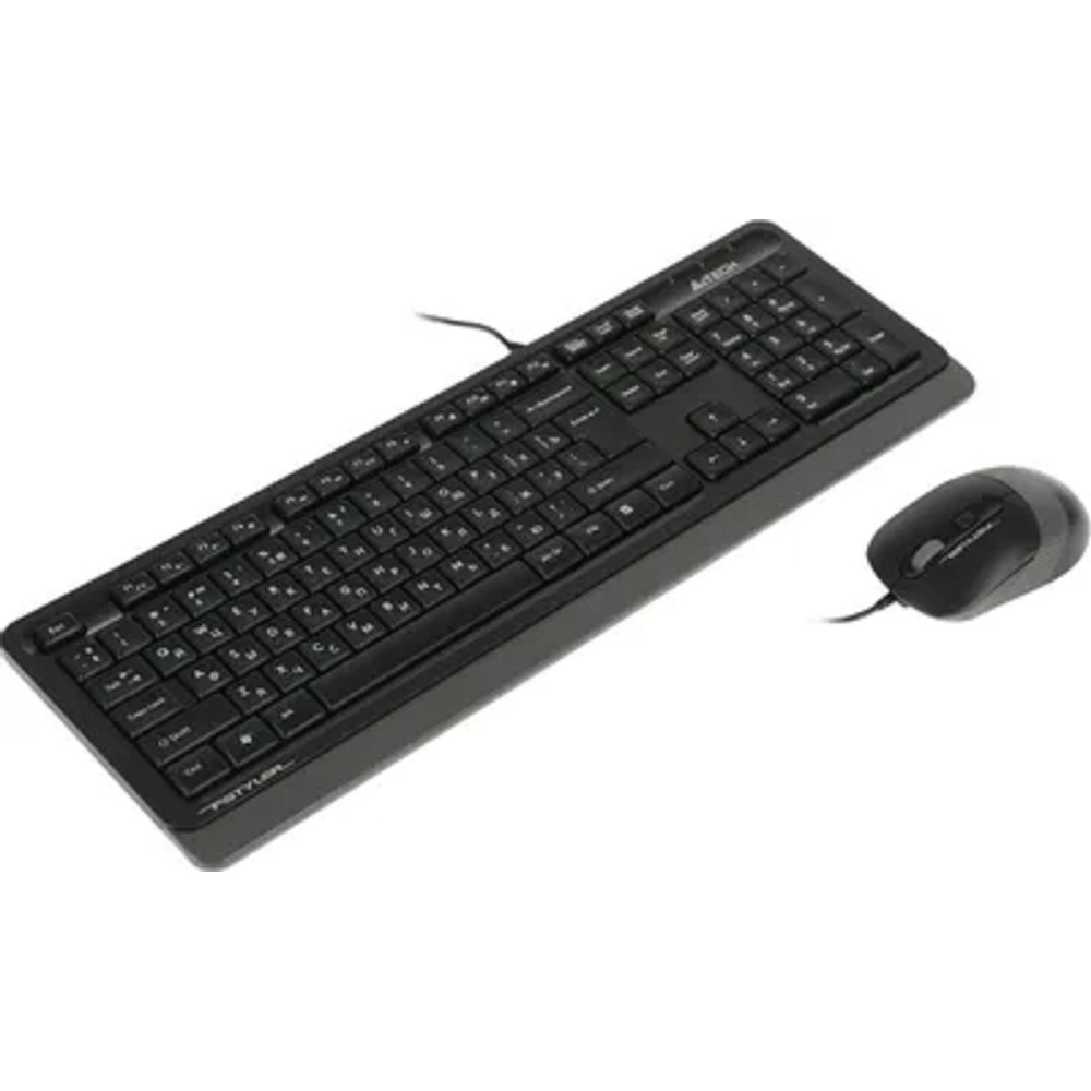 Повреждение упаковки Клавиатура + мышь A4Tech Fstyler F1010 клав:черный/серый мышь:черный/серый USB Multimedia [1147539] арт. F1010 GREY_DP