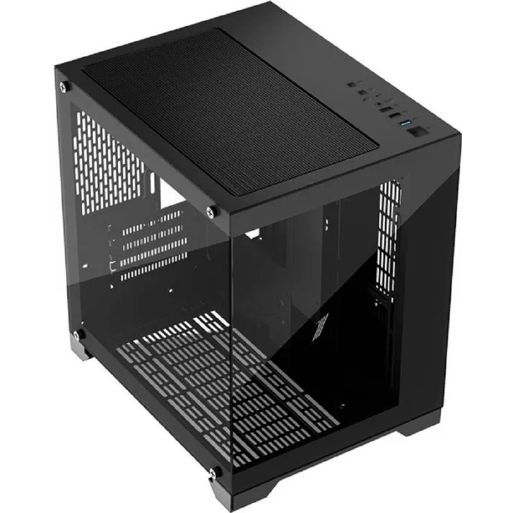 Повреждение упаковки 1STPLAYER MEGAVIEW MV5-T Black / mATX / MV5-TP-BK арт. MV5-TP-BK_DP