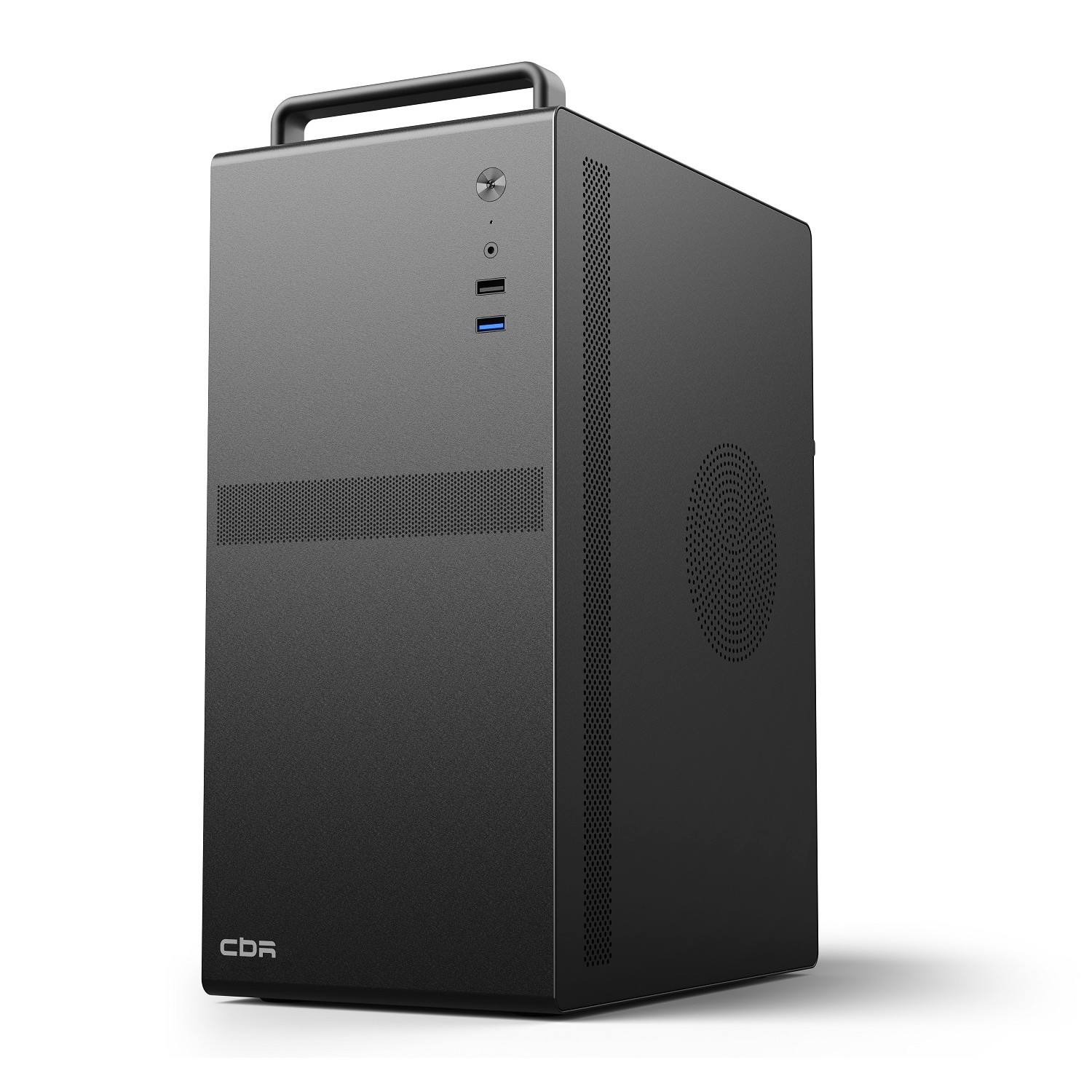 Повреждение упаковки CBR Корпус mATX Minitower V205, без БП, 1*USB 3.0, 1*USB 2.0, HD Audio+Mic, ручка, каркас металл 1.8мм, Black [PCC-MATX-V205-WPSU] арт. PCC-MATX-V205-WPSU_DP