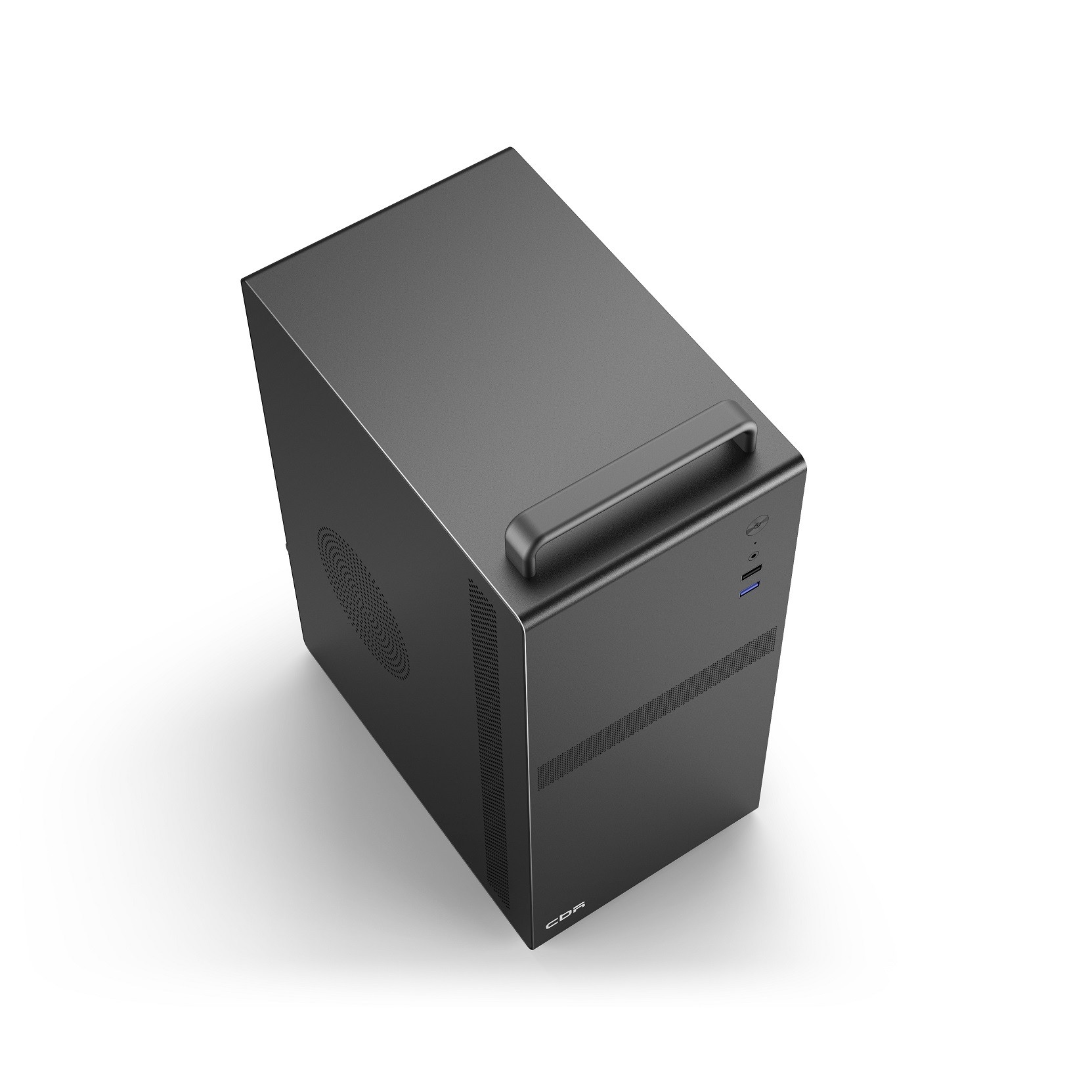 Повреждение упаковки CBR Корпус mATX Minitower V205, без БП, 1*USB 3.0, 1*USB 2.0, HD Audio+Mic, ручка, каркас металл 1.8мм, Black [PCC-MATX-V205-WPSU] арт. PCC-MATX-V205-WPSU_DP