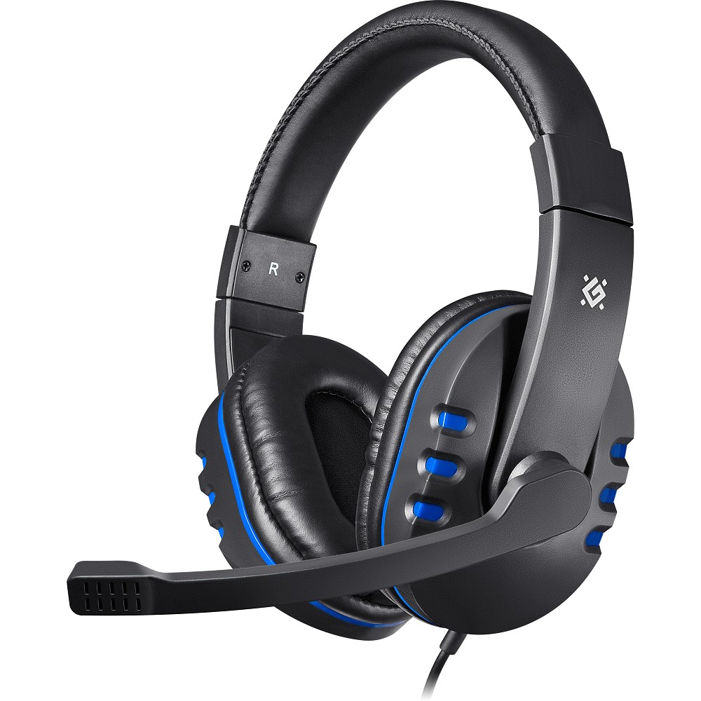 Повреждение упаковки Defender Warhead G-160 черный+синий, кабель 2,5 м [64118] арт. 64118_DP