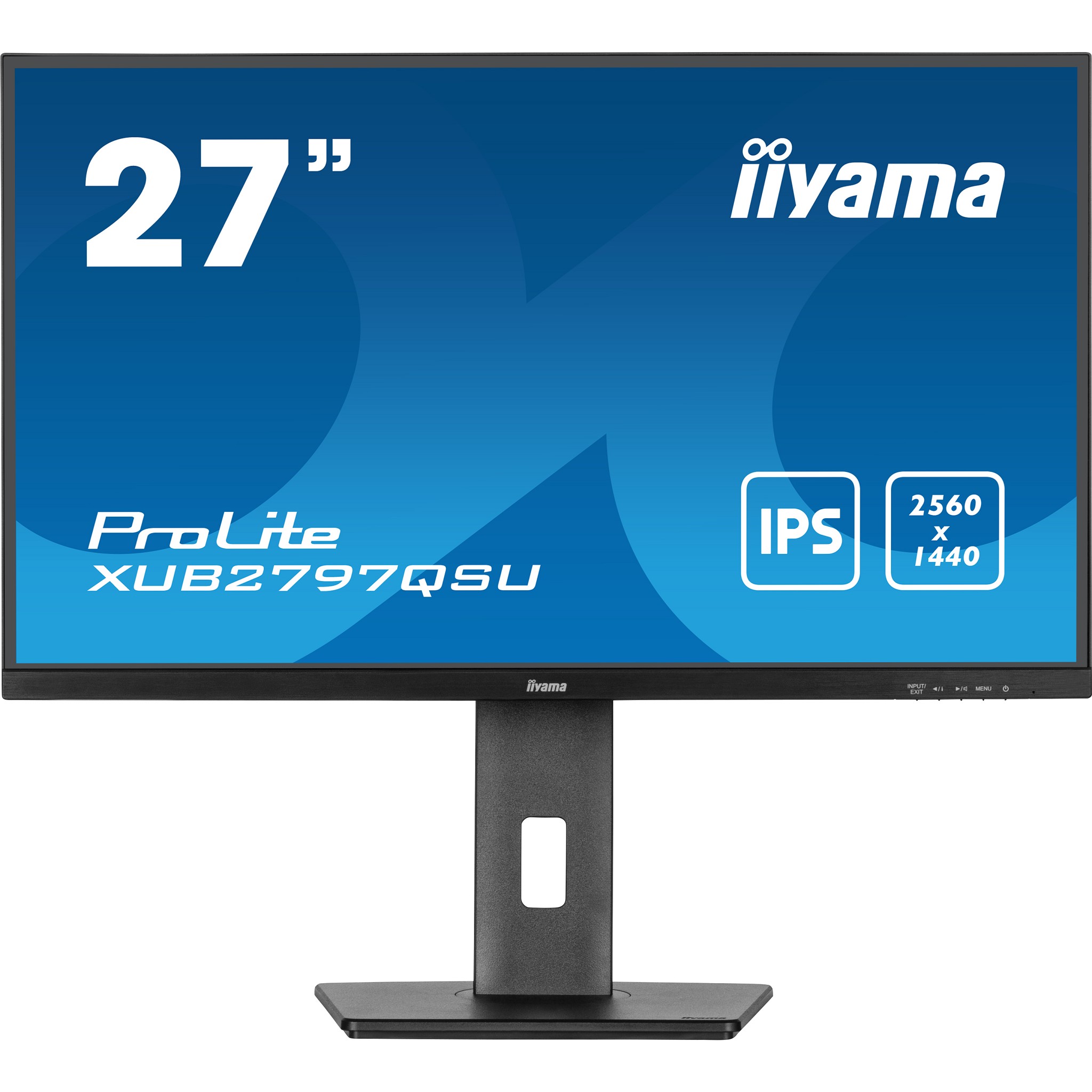 Повреждение упаковки LCD IIYAMA 27" XUB2797QSU-B2 черный {IPS 2560x1440 100Hz 1ms 300cd HDMI DisplayPort USB 2x2W HAS Pivot} арт. XUB2797QSU-B2_DP
