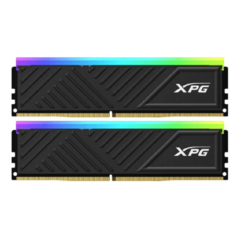 ADATA SPECTRIX D35G DDR4 DIMM 16GB 3200MHz 2*8GB 16-20-20 BLACK DUAL TRAY RGB арт. AX4U32008G16A-DTBKD35G