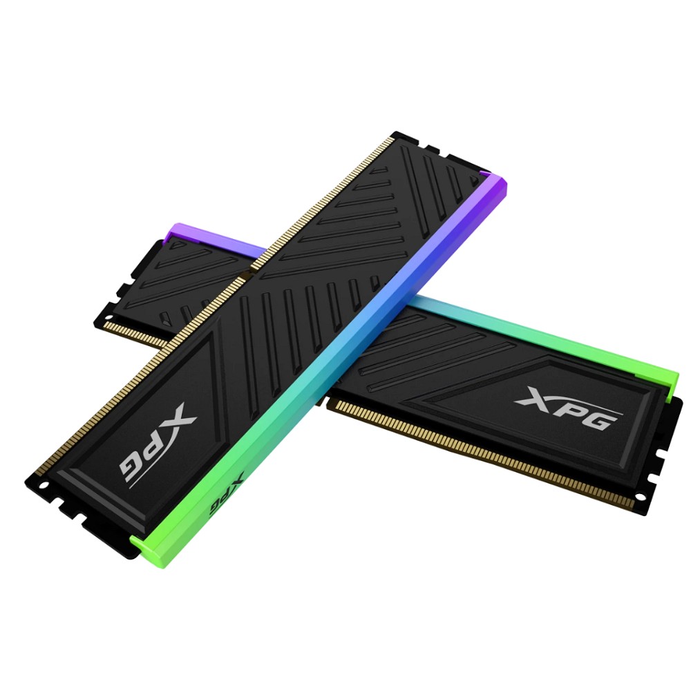 ADATA SPECTRIX D35G DDR4 DIMM 16GB 3200MHz 2*8GB 16-20-20 BLACK DUAL TRAY RGB арт. AX4U32008G16A-DTBKD35G
