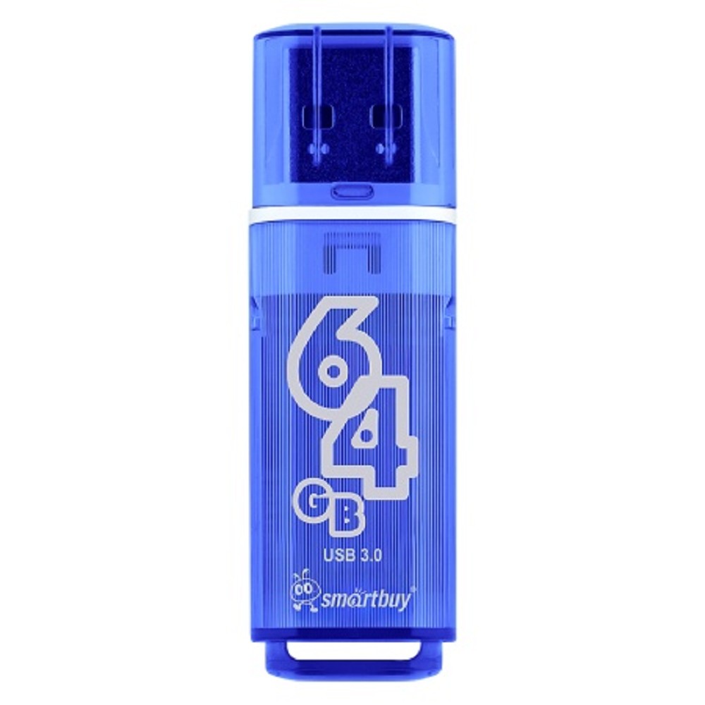 Smartbuy USB Drive 64GB Glossy Тёмно-Синий USB 3.0/3.1 (SB64GBGS-DB) Smart buy